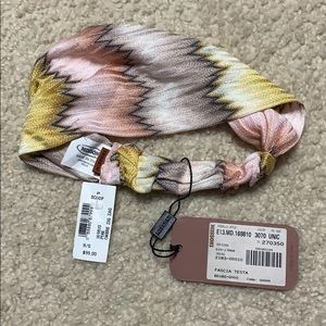 Missoni Pink Ombre Zig Zag Scoop Headband